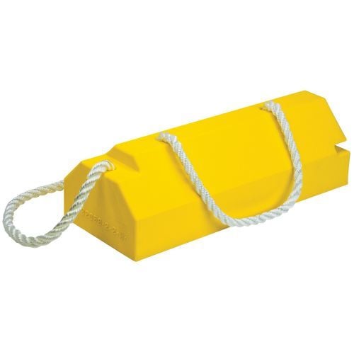 Checkers 20'' Aviation Wheel Chock With Handle And Locking Rope, Oversized Aircraft - Ac6820-lr-h
