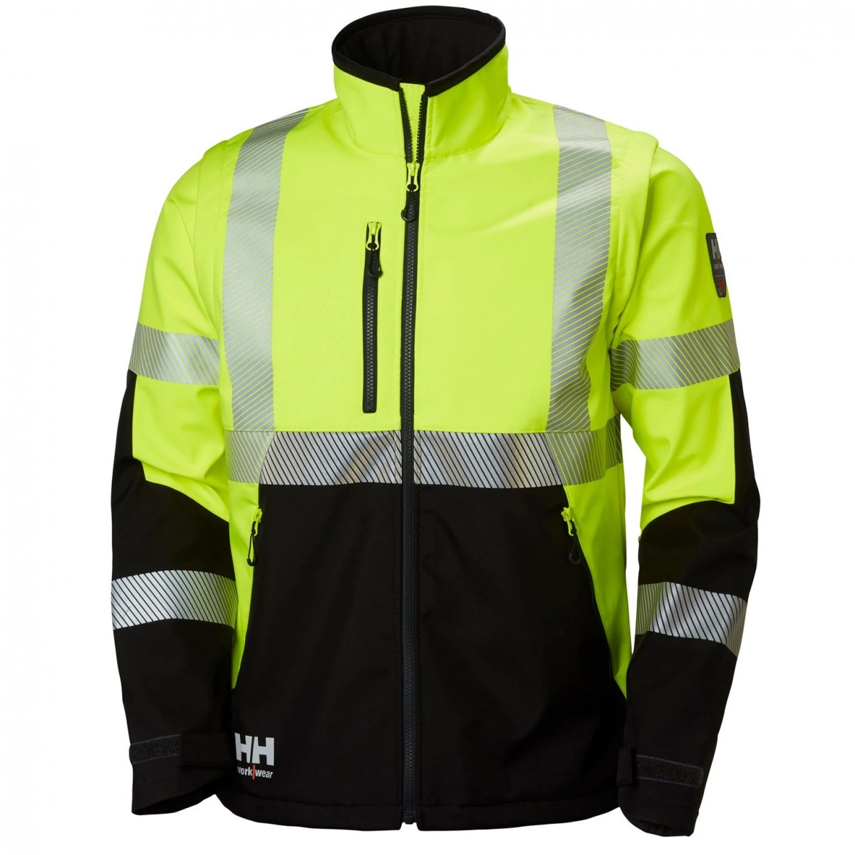 美品　STS-501MN-HSi Limited Edition Helly Hansen Workwear Icu Hı Vıs Softshell İşçi Montu -74272