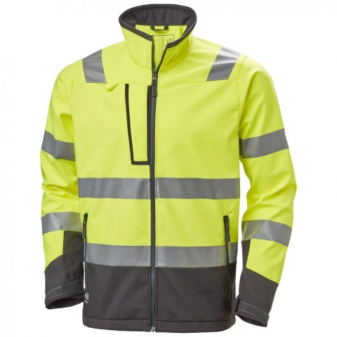 Helly Hansen Workwear Alna 2.0 Hı Vıs Softshell İşçi Montu -74095