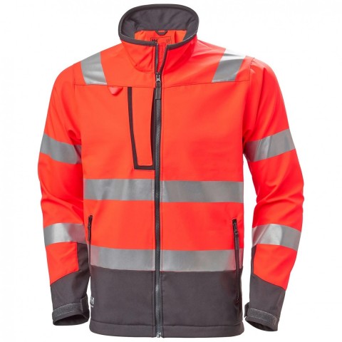 Helly Hansen Workwear Alna 2.0 Hı Vıs Softshell İşçi Montu -74095
