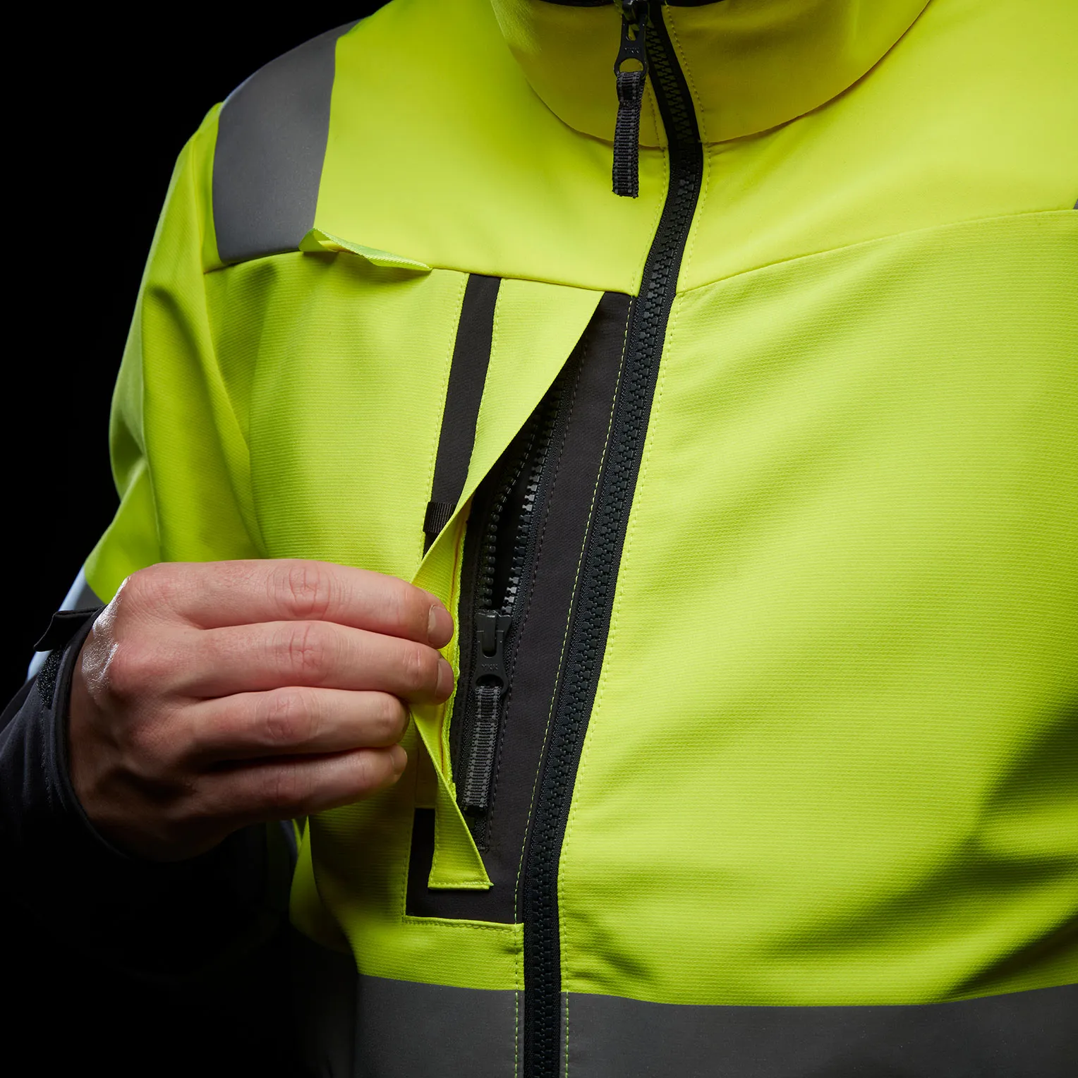 Alna 4X Hi Vis Teknik Ceket