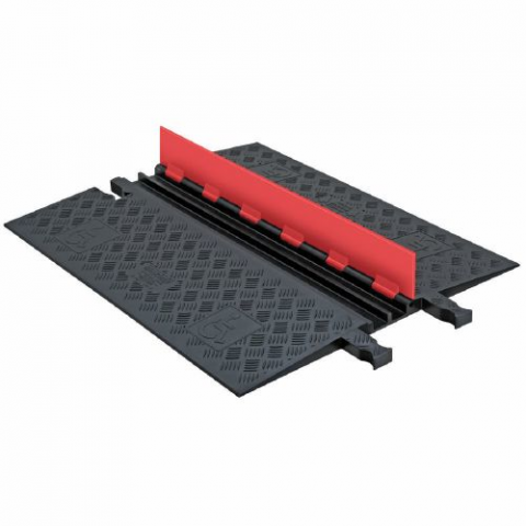 Checkers 2-channel Low-profile Guard Dog® Ada Cable Protector For .75'' Lines - Gd2x75