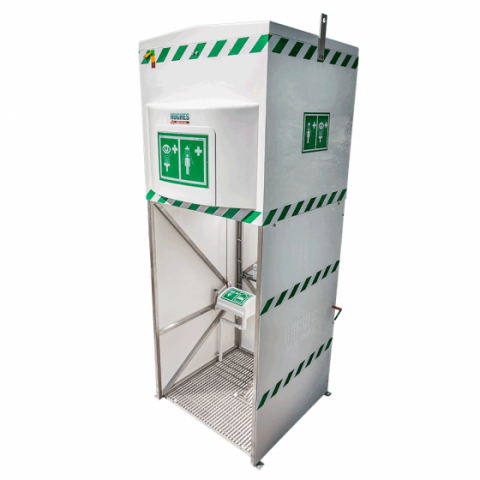 Hughes 1500l Tank Beslemeli Güvenlik Duşu - Daldırma ısıtmalı