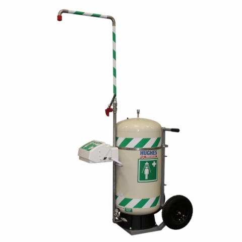 Hughes Göz Yıkamalı Mobil Bağımsız Güvenlik Duşu - 114 Litre