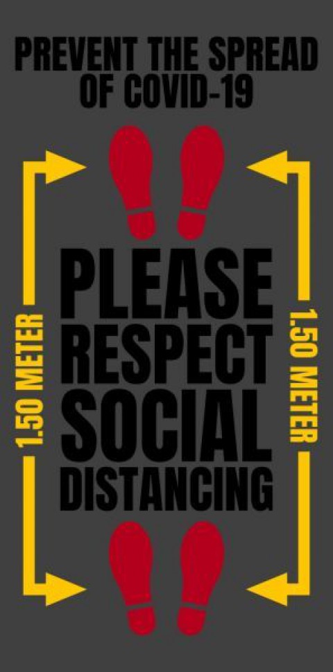 Notrax 170c Déco Design™ Washable Covıd-19 Respect Social Distancing